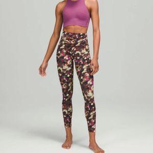 Lululemon Align High-Rise Pant 25" | Soft Focus Splatter Green Multi